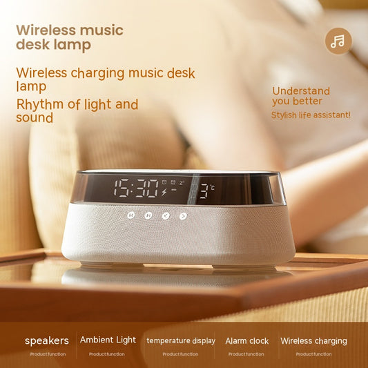 Kabellose Ladestation mit Nachtlicht & Audio – Geschenkbox