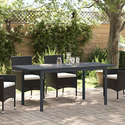 Ausziehbarer Gartentisch Aluminium 180-240 cm – Anthrazit