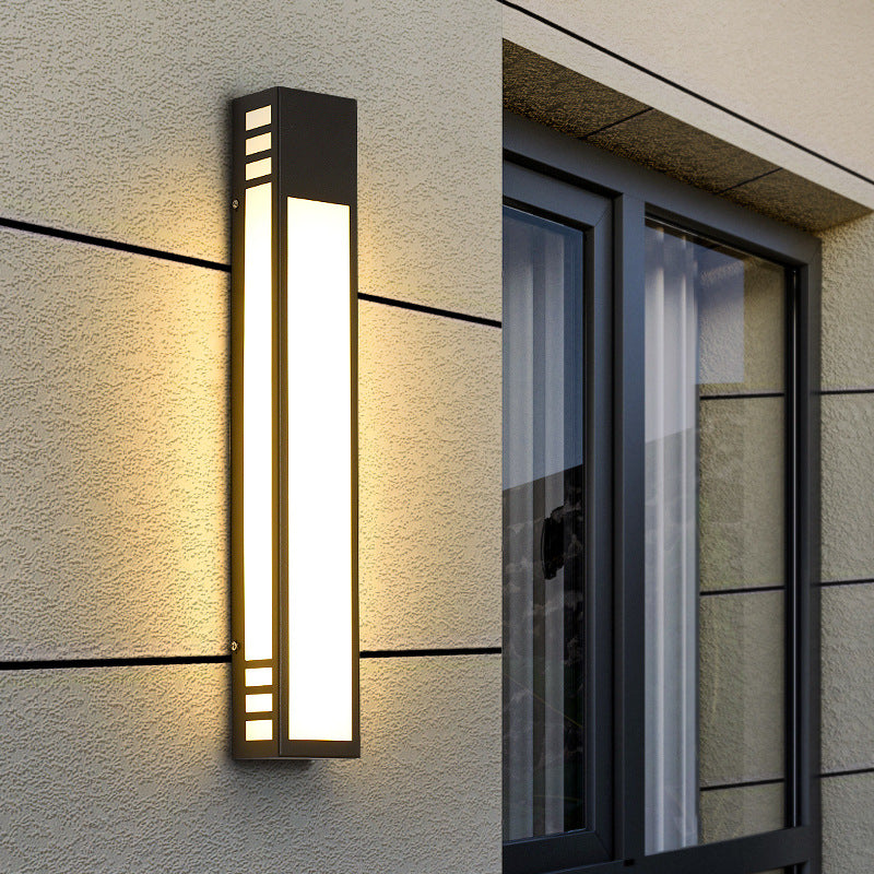 Moderne minimalistische wasserdichte Außenwandleuchte