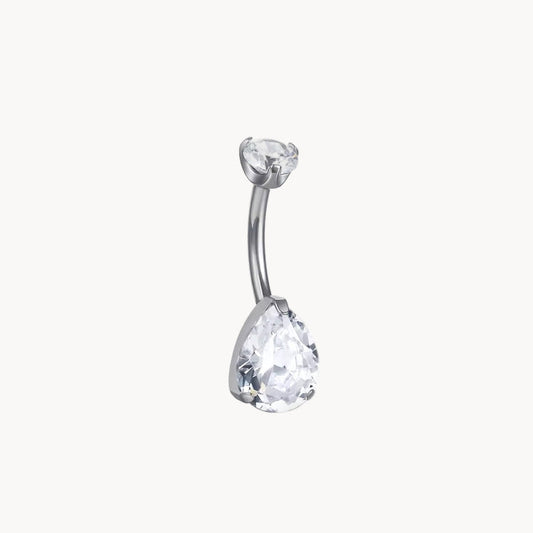 Bauchnabelpiercing Titan Bananabell mit Tropfen