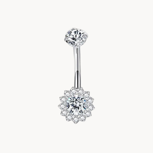 Bauchnabelpiercing Titan Blütenkranz