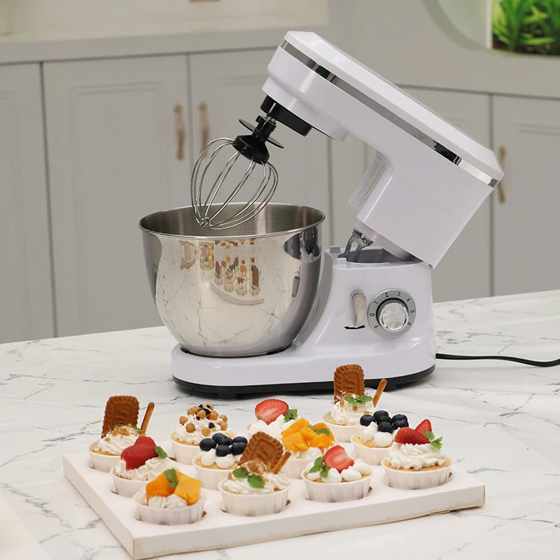 Professioneller Küchenmixer mit 6 Gängen und 5L Edelstahlschüssel
