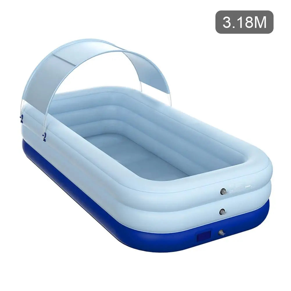 Family Inflatable Swimming Pool für Sommer-Spaß im Garten