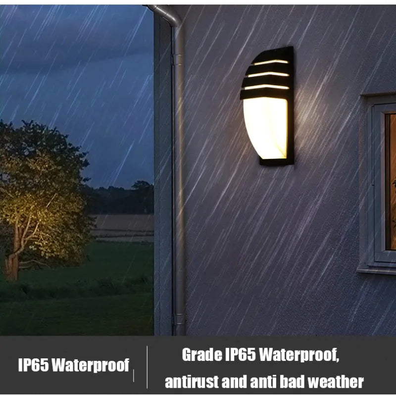 LED Außenwandlampe mit Radar-Bewegungssensor