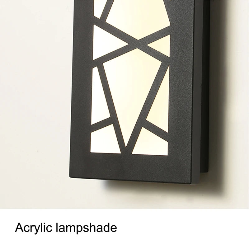 Moderne LED Wandlampe für den Außenbereich