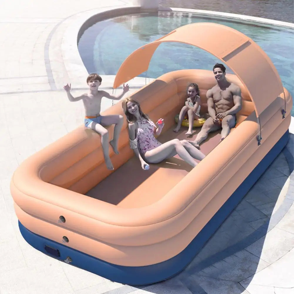 Family Inflatable Swimming Pool für Sommer-Spaß im Garten