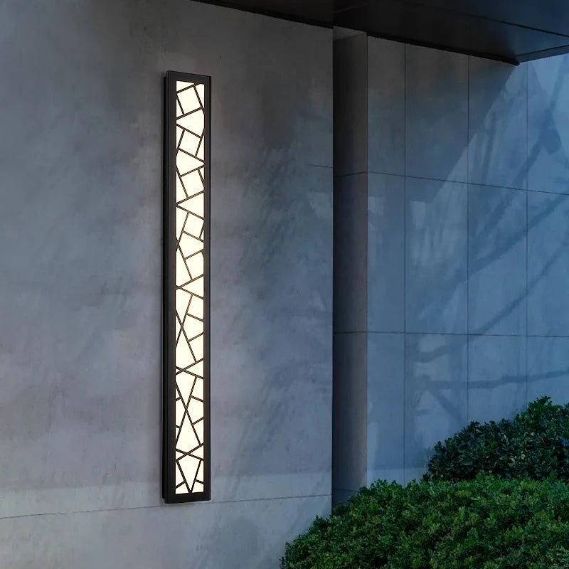 Moderne LED Wandlampe für den Außenbereich