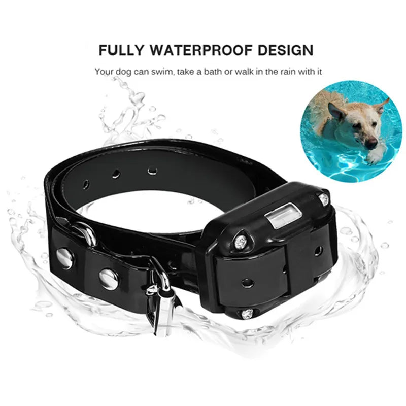 Wasserdichtes Hunde-Trainingshalsband mit Fernbedienung
