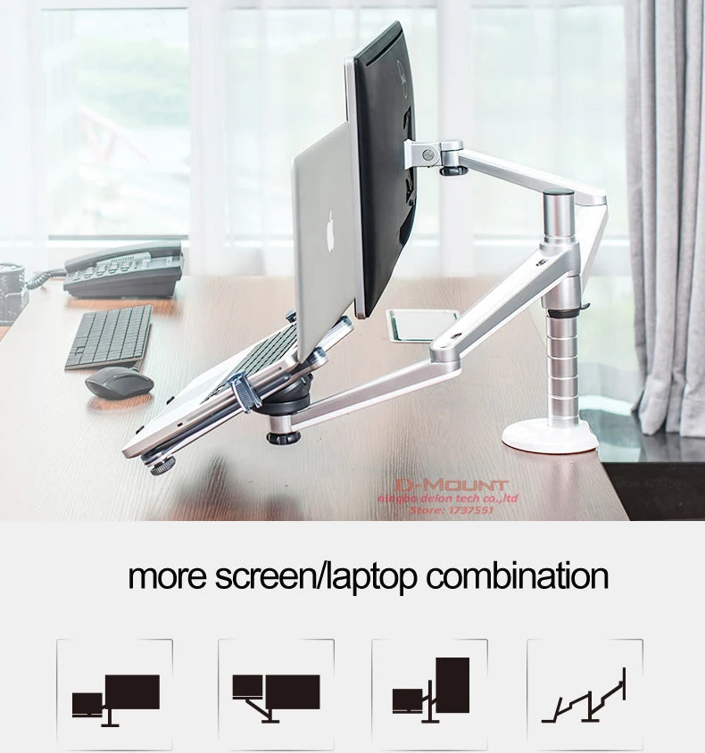 OA-7X Multimedia Desktop Dual Arm Monitor Holder