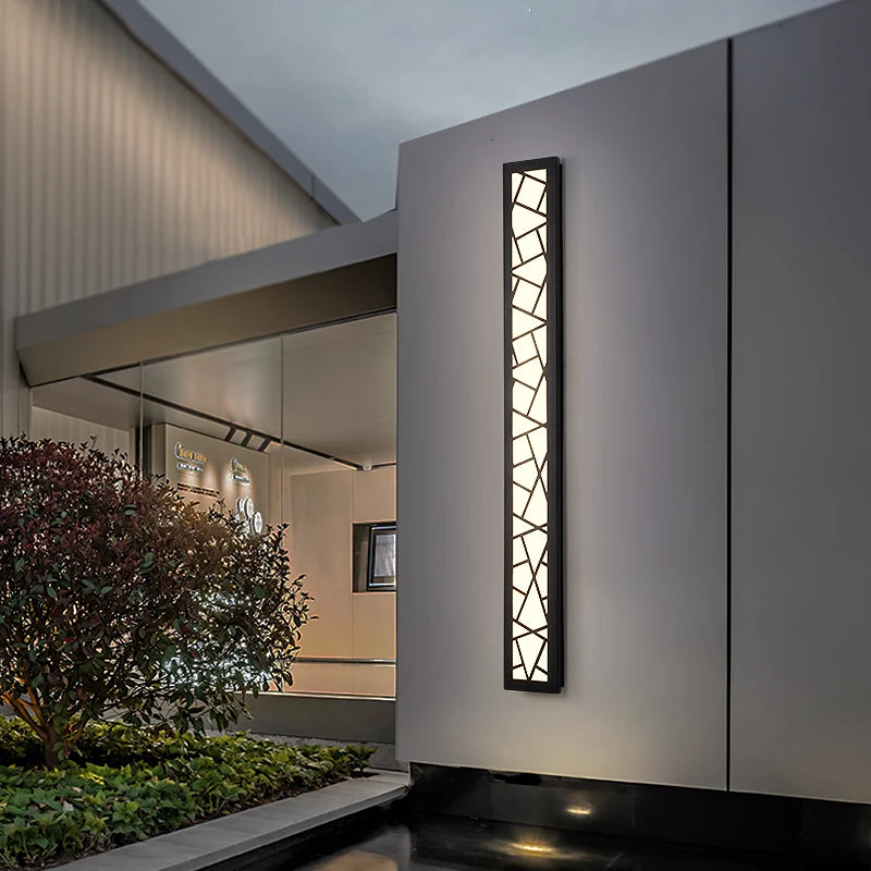 Moderne LED Wandlampe für den Außenbereich