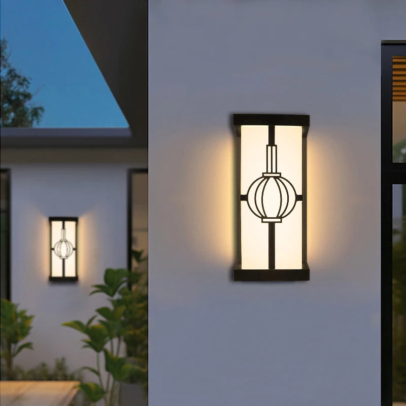 LED Wandlampe mit Radar-Bewegungssensor IP65 wasserdicht