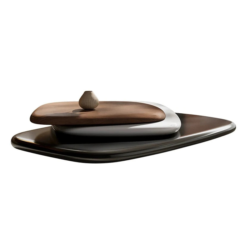 Eleganter Designer Couchtisch aus Massivholz
