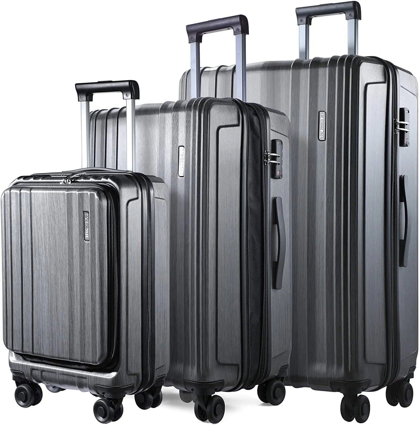 Luxuriöses 3-teiliges Kofferset mit Laptopfach