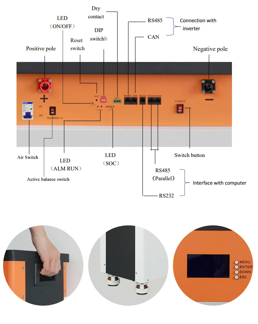 Tewaycell 48V 51.2V 300Ah 15KWh Lifepo4 Batterie Powerwall 310Ah ESS Solar Energy Storage EU