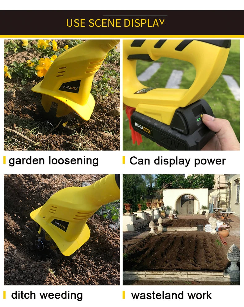 Kabelloser Gartenfräser 20V Profi Garden Power Kit