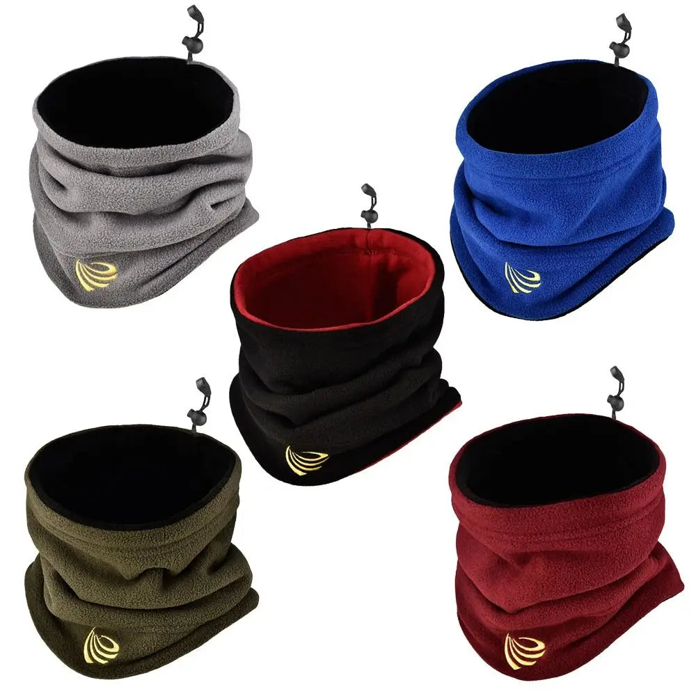 Winter Camping Halstuch Fleece Nackenwärmer Schlauchschal Skibrille Schnee-Halbmaske Gesichtsbedeckung für Männer & Frauen Outdoor Kälteschutz Kragen