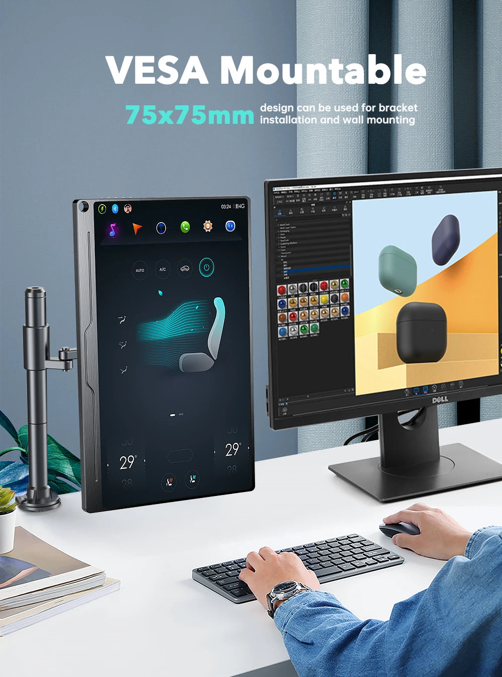 UPERFECT 4K Portable Monitor 17.3\"