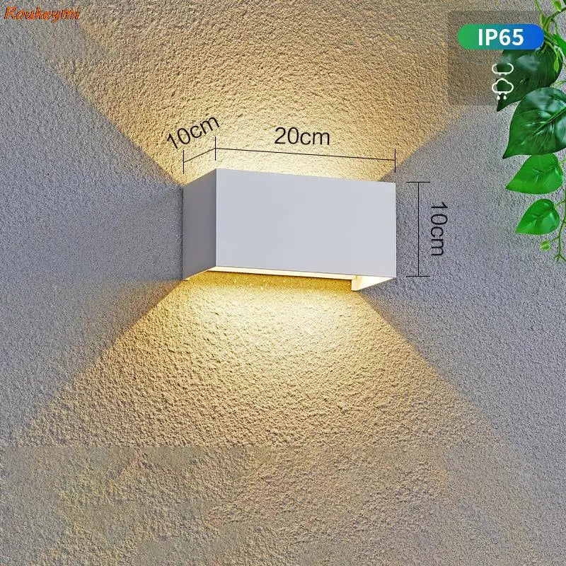 LED Wandleuchte für Innen- und Außenbereich