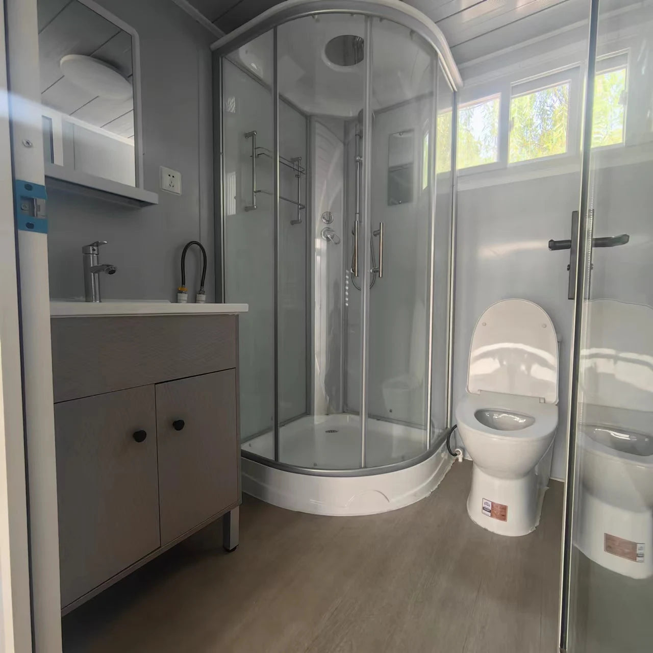 Mobiles Containerhaus - Bewegliches Fertighaus für Villa, Büro, Öffentliches WC