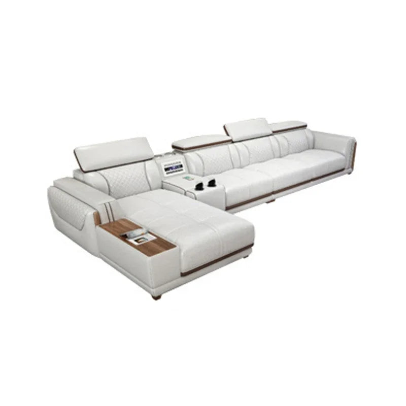 Modernes Italienisches Ledersofaset