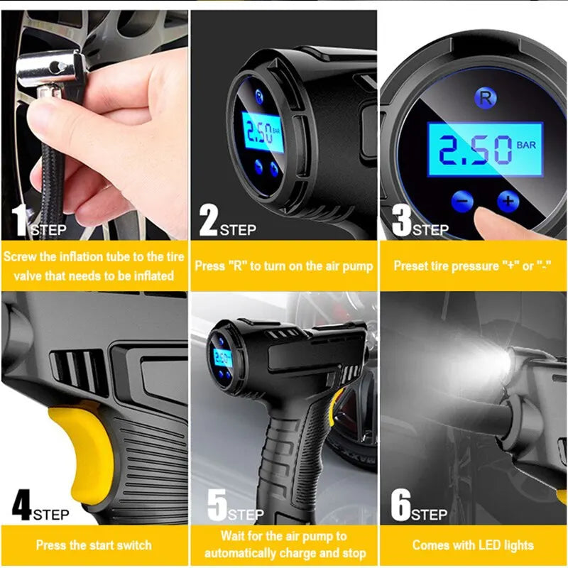 120W Handheld Air Compressor