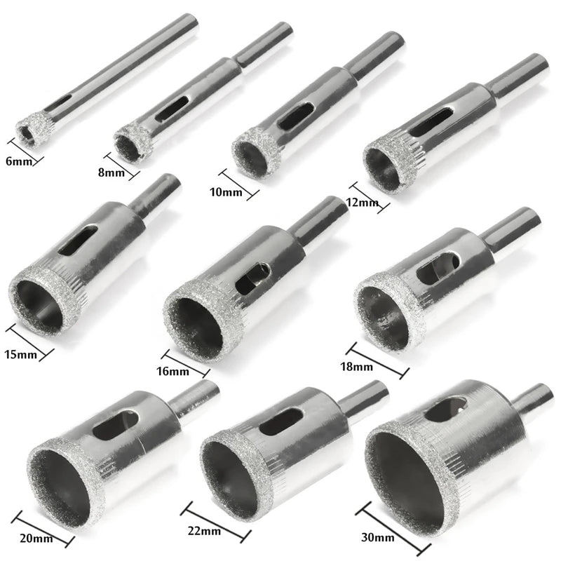 Diamant-Beschichteter Fliesenbohrer Set