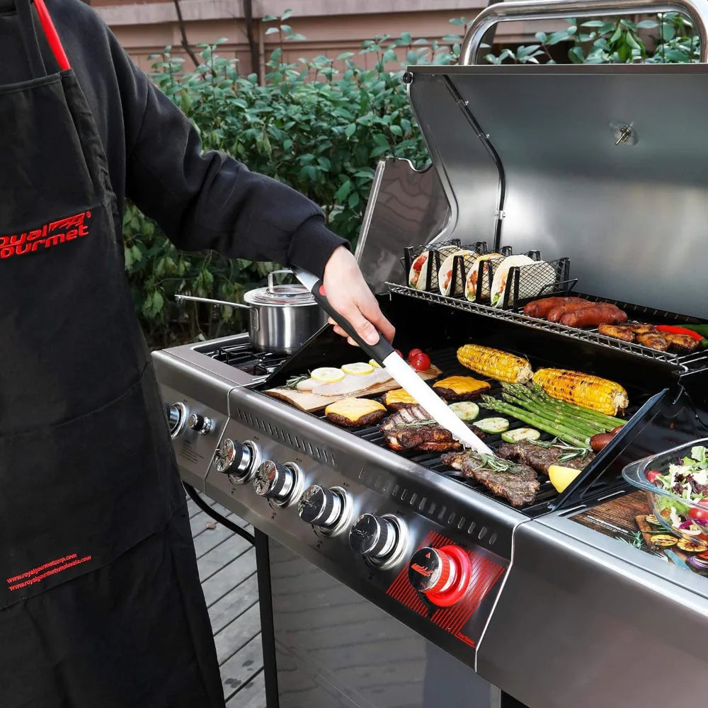 Hochleistungs-Edelstahl-Gasgrill mit 5 Brennern