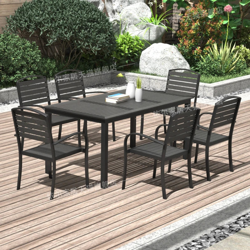 Nordischer moderner Gartenmöbel Satz