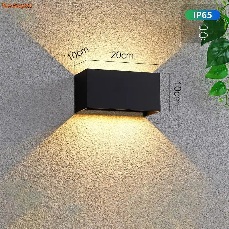 LED Wandleuchte für Innen- und Außenbereich