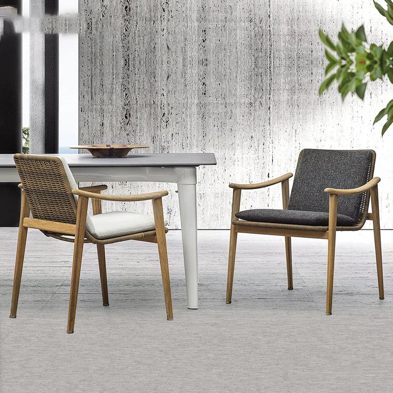 Luxuriöse Rattan-Tisch und Stuhl Set