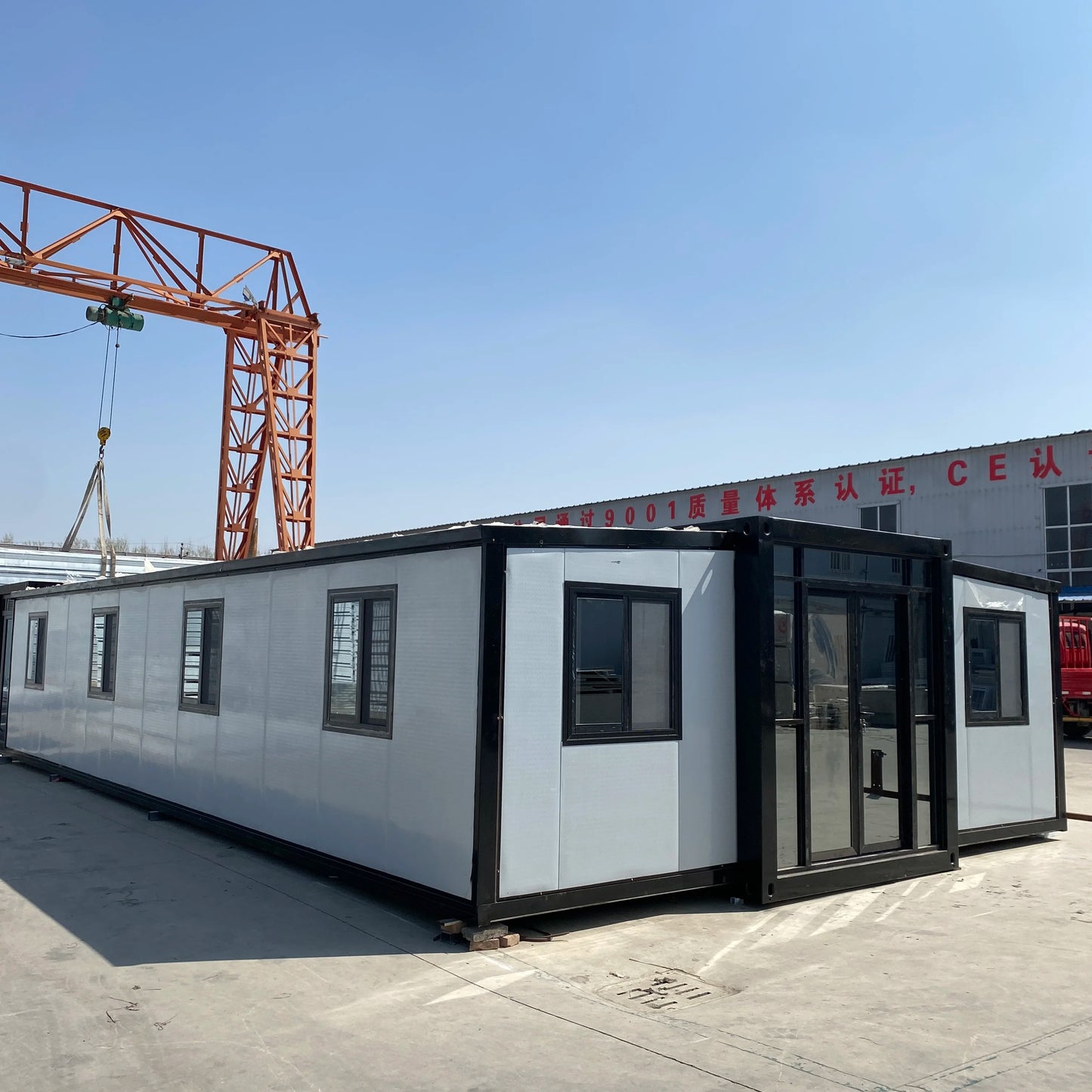 Mobiles Containerhaus - Bewegliches Fertighaus für Villa, Büro, Öffentliches WC
