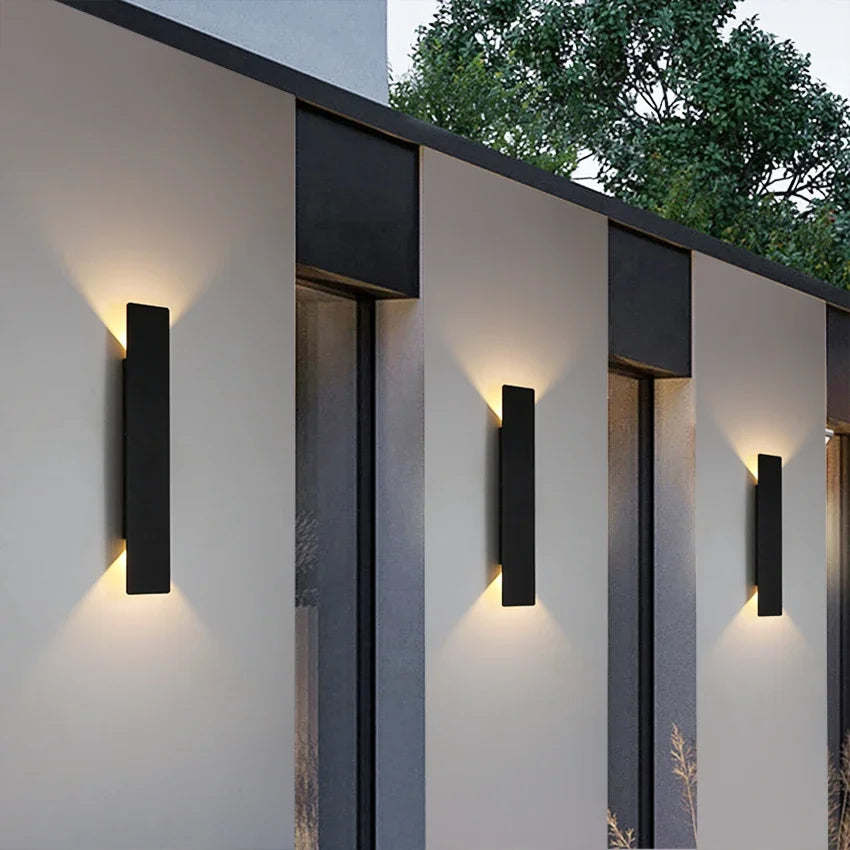 Moderne LED Wasserdichte Außen Up Down Wandleuchte IP65 Aluminium 18W LED Wandlampe Innen Dekorative Wandlampe