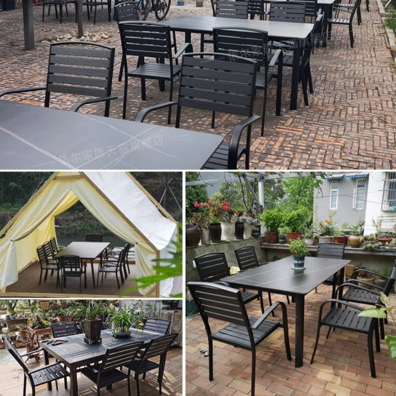 Nordischer moderner Gartenmöbel Satz
