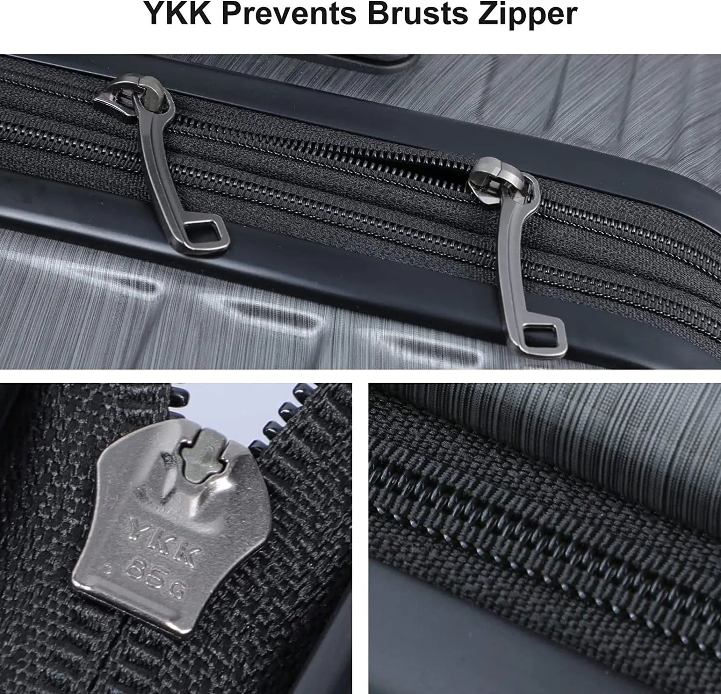 Luxuriöses 3-teiliges Kofferset mit Laptopfach