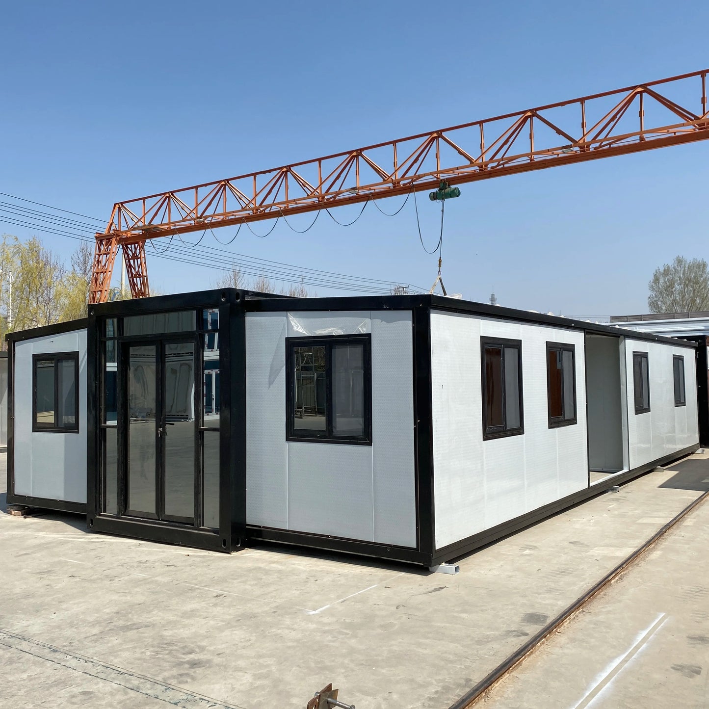 Mobiles Containerhaus - Bewegliches Fertighaus für Villa, Büro, Öffentliches WC