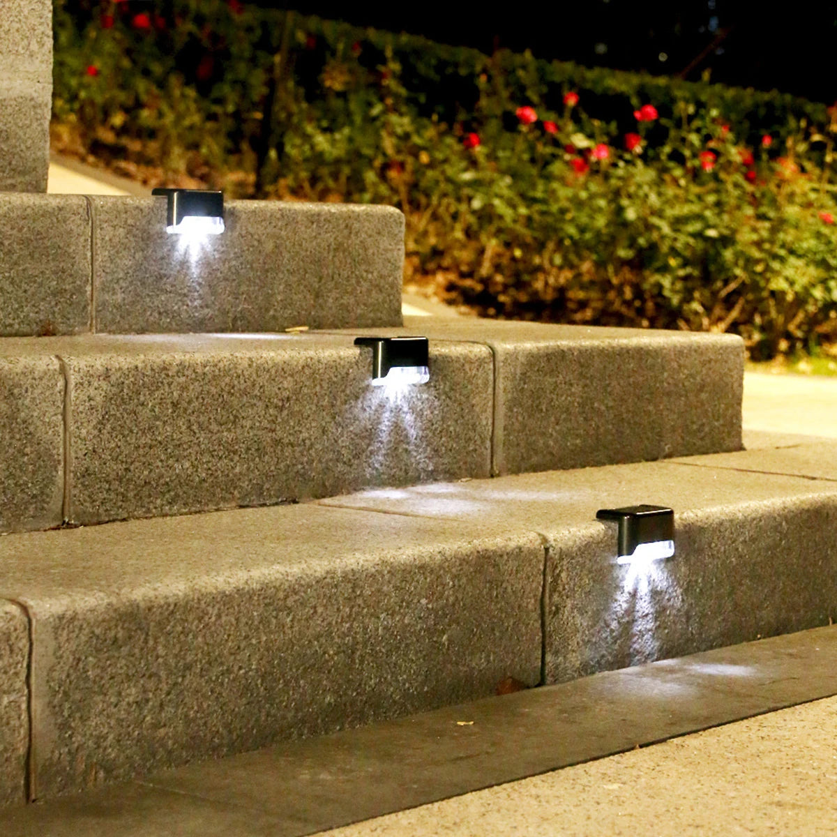 Solar LED Gartenlichter - Wasserdichte Solarlichter für Treppen & Terrassen