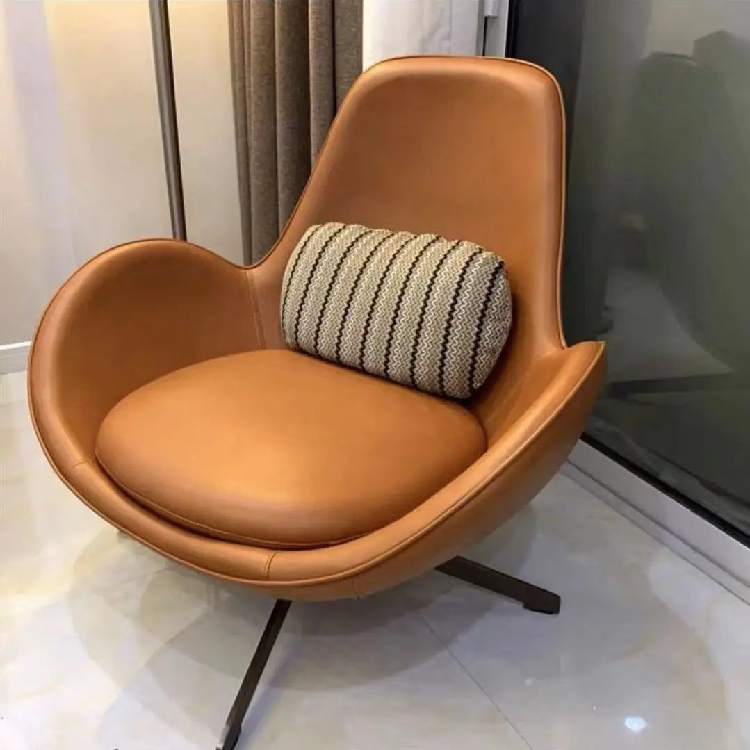 Nordisches Luxus-Ei-Sofa: Momos bequemer Einzelsessel
