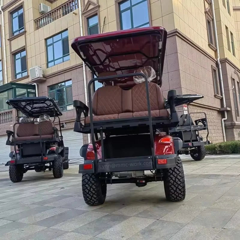 Brandneuer leistungsstarker elektrischer Golfwagen mit Solarpanelen