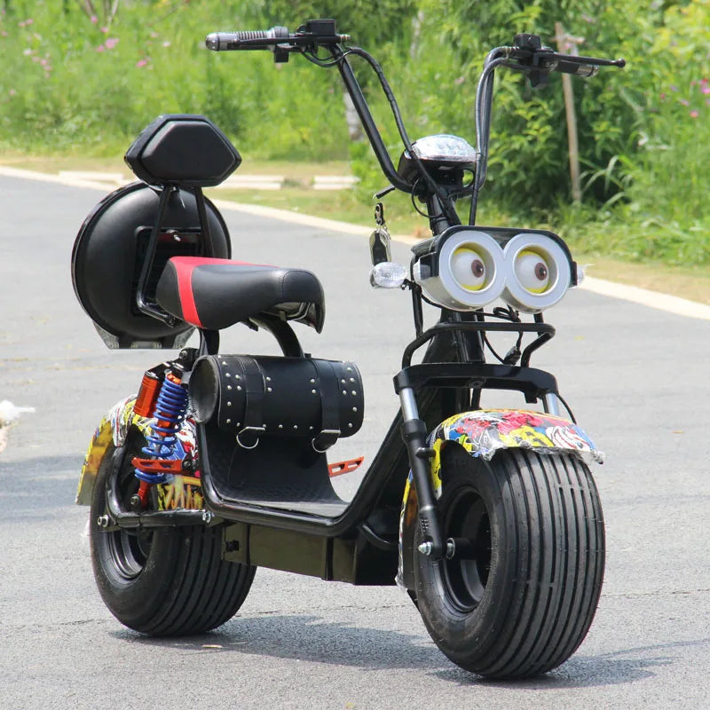 Harley Elektrofahrzeug Großer Breitreifen Scooter für Erwachsene