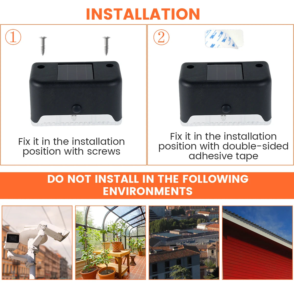 Solar LED Gartenlichter - Wasserdichte Solarlichter für Treppen & Terrassen