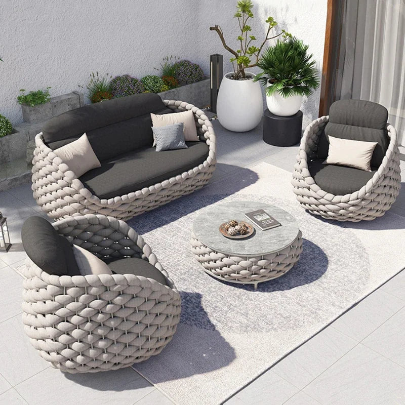 Premium Rattan Outdoor Set