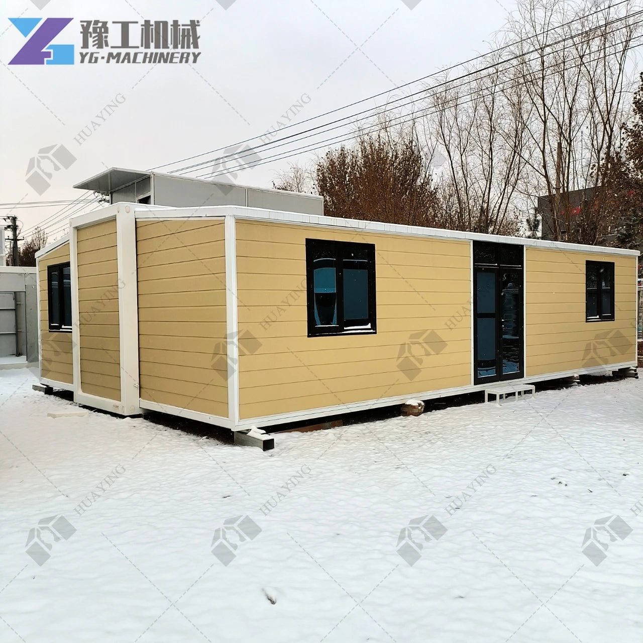 Mobiles Containerhaus - Bewegliches Fertighaus für Villa, Büro, Öffentliches WC