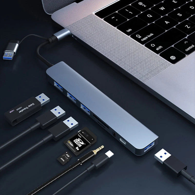 USB-C Hub 8-IN-2 für Macbook Pro
