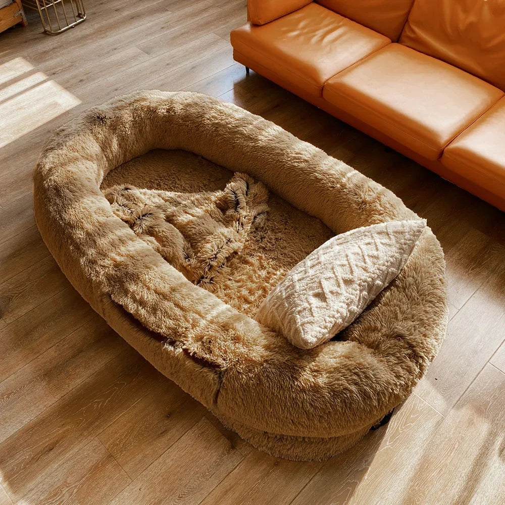 Luxuriöses Flauschiges Orthopädisches Waschbares Riesiges Großes Hundebett Für Große Hunde