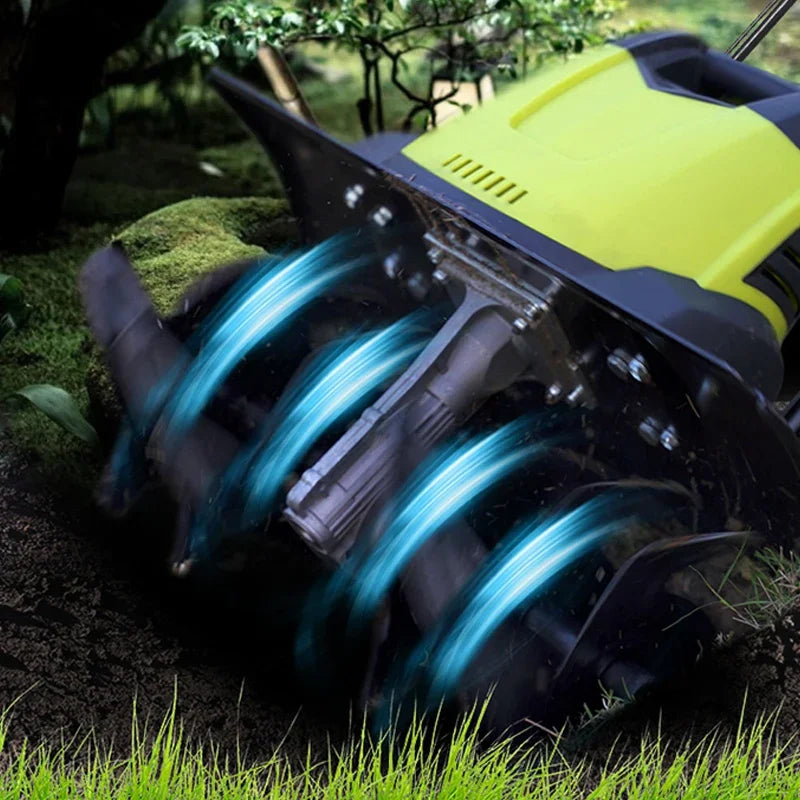 Elektrische Bodenfräse Gartenfräse 220V Multifunktional Pflügendes Bulldozer Hausarbeit Unkraut Jäten Bodenfräse Maschine