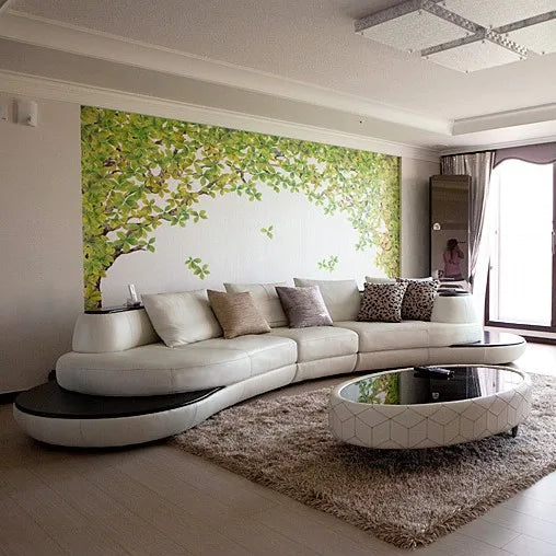 Moderne Italienische Ledercouch - Top Grain Echtleder Sofa