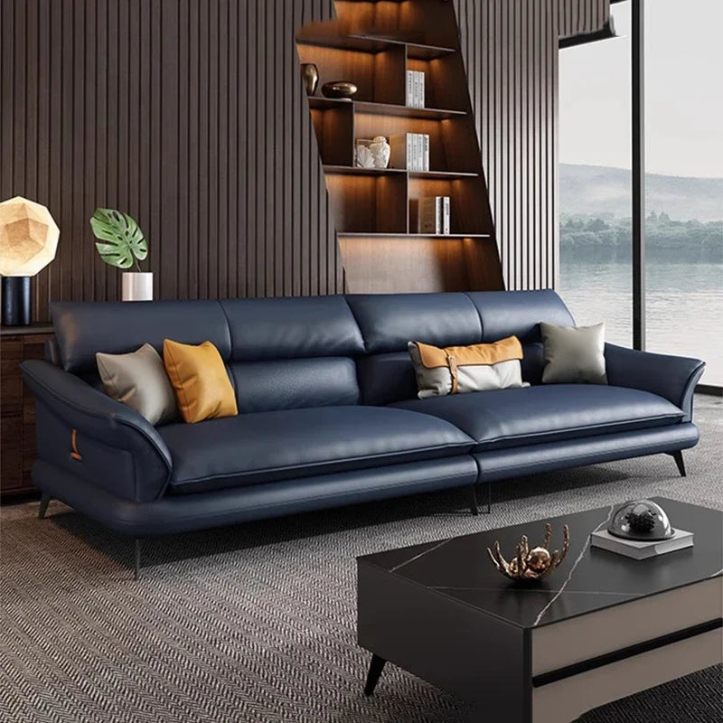 Moderne Nordische Ledersofa für das Wohnzimmer