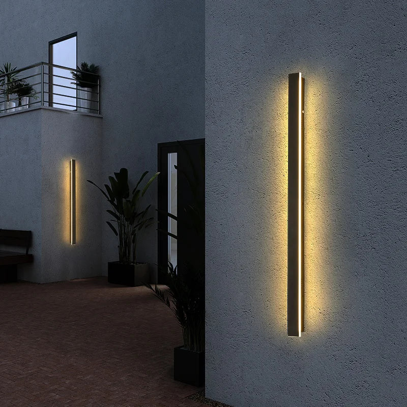 LED Außenwandleuchte Modern IP65 Wasserdicht für Villa Garten Terrasse, Fernbedienung