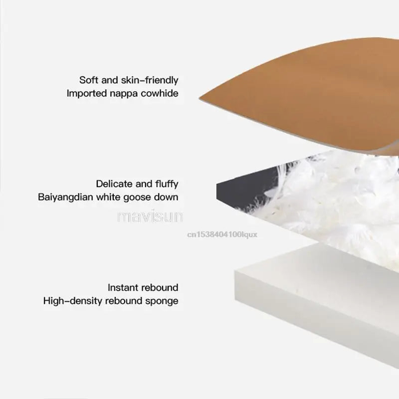 Heißer Verkauf Licht Luxus Ledersofa Erste Schicht Kuhhaut Nordic Kleines Apartment Wohnzimmer Dreisitzer Chaiselongue Ecksofa