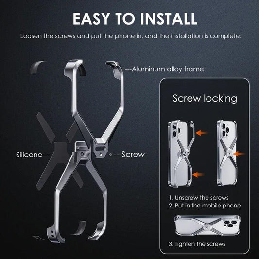 iPhone Metall-Schutzhülle - X-Type Wärmeableitung Cover